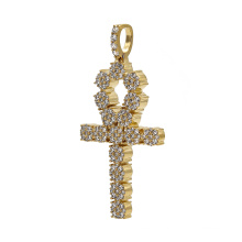 Hot Selling Custom Silver Cross Hip Hop Jewelry Men Pendant